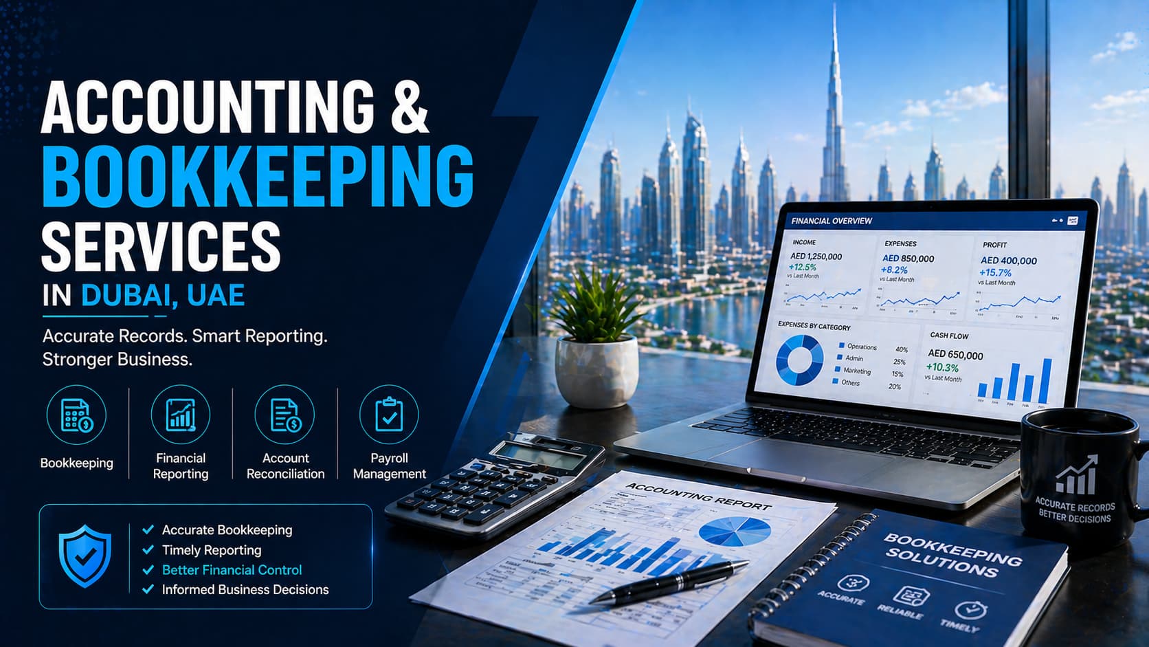 Accounting & Bookkeeping Services in Dubai, UAE